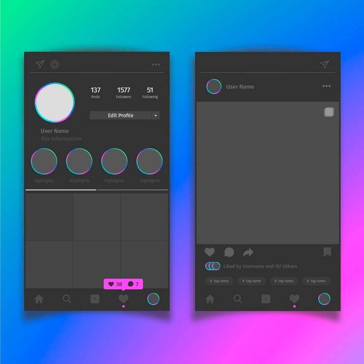 Оформление профиля в Instagram